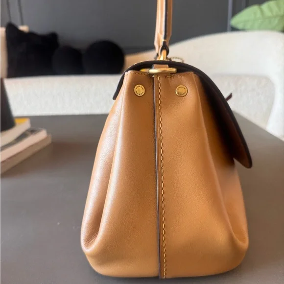 NEW NEVER USED Coach Honey Brown Slouchy Rogue - Picture 2 of 15